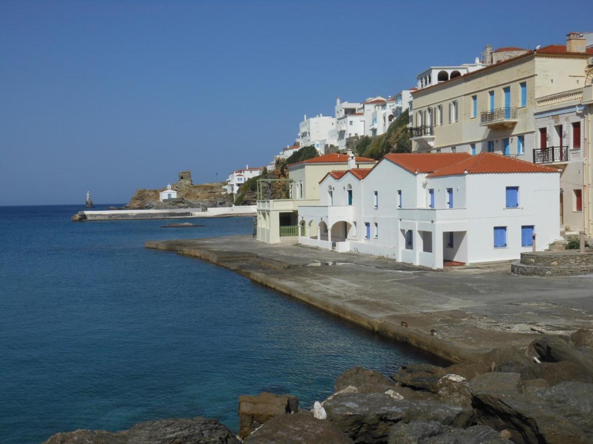 Mansion At Chora In Andros Apartment Екстериор снимка