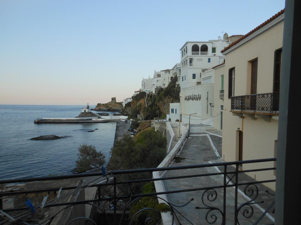 Mansion At Chora In Andros Apartment Екстериор снимка